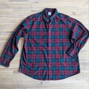 Brooks Brothers 1818 Cotton Flannel Button Down Shirt (Size XL)
